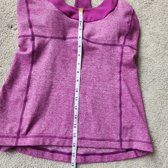 Lululemon Scoop Neck Athletic Tank Top Sleeveless Workout Gym Yoga Top Size 8 - Picture 7 of 8
